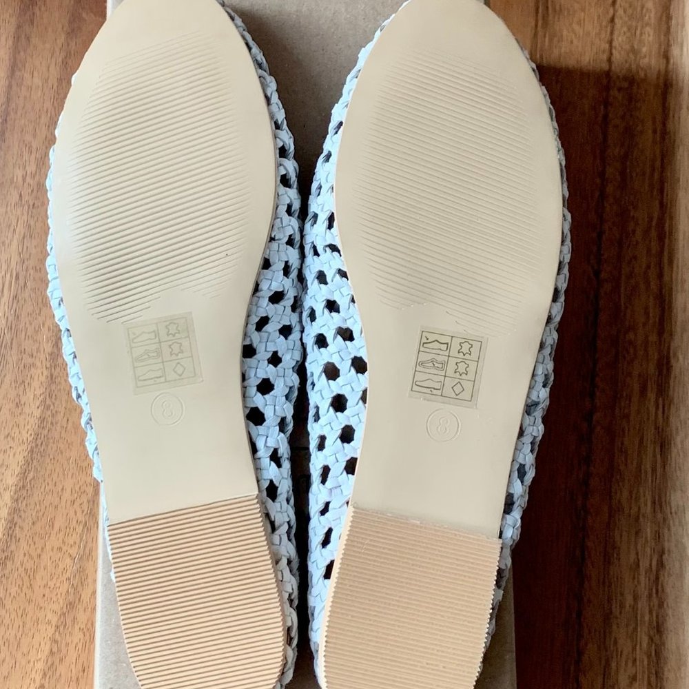 SALT + UMBER White Shanti Open Weave Leather Mule - Picture 6 of 6